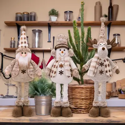 Telescopic Doll Ornaments for Christmas Holiday Decor