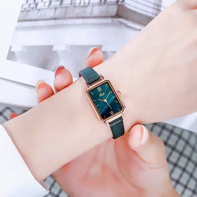 Goldie British Style Malachite Watch for Women