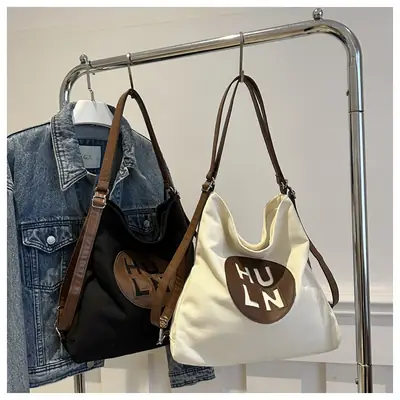 2024 New Casual Shoulder Bag Large Capacity Fashionable Multi-use Backpack Student Commuter Tote Bag