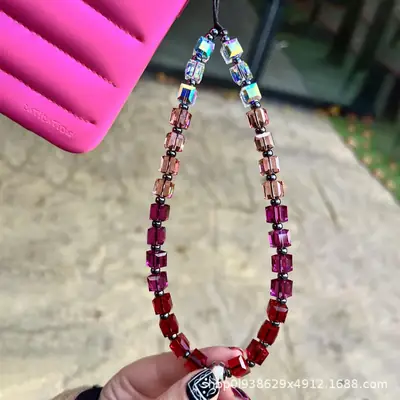 Crystal Gradient Lanyard Necklace for Women