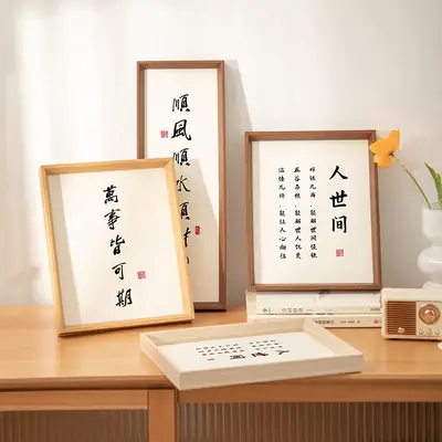 A4 Wooden Photo Frame 6-inch Photo Frame Hanging Wall Photo Frame Set Table Custom Solid Wood Picture Frame 8-inch 10-inch Photo Wall