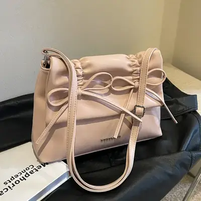 Korean Style Transparent Bow Bag Women 2023