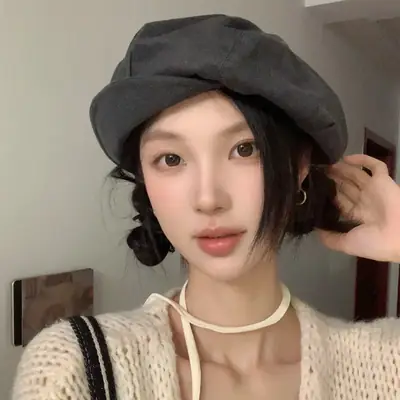 Women's Retro Duck Tine Hat for Autumn Winter