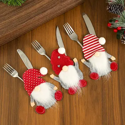 Rudolph Gnome Tableware Set Red White