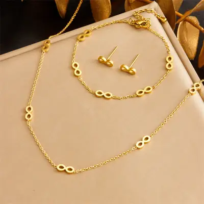 Gold Plated Chain Bracelet for Women