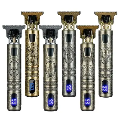 Buddha Head Electric Hair Clipper with LCD Display