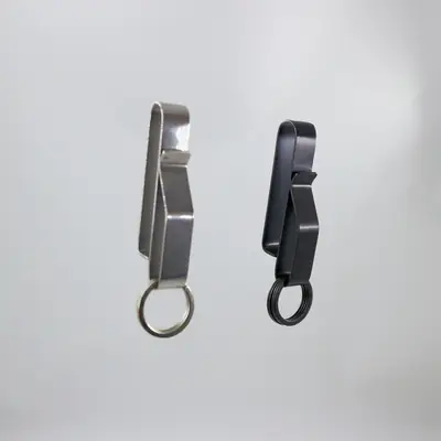 Men's Black Car Keychain Waist Buckle Large Size