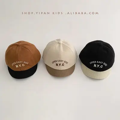 Brown Wool Cap with "Ever East Oil N.Y.C" Design