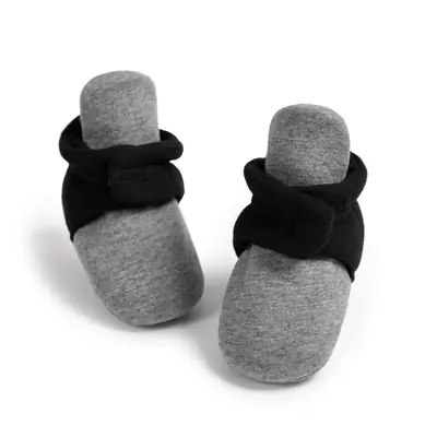 2024 cross-border spring and autumn new baby socks shoes striped non-slip soft bottom baby toddler shoes warm shoes do not drop
