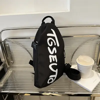 New Sports Leisure Fashion Niche Design Lightweight Small Bag Women's Fashionable Brand Chest Bag Men's Bag Personalized Shoulder Crossbody Bag