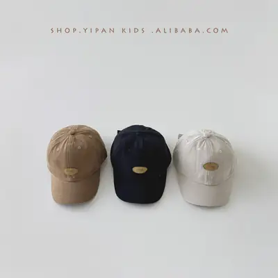 Yipin Brown Peaked Cap for Girls Autumn Winter