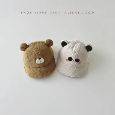 Pink Bunny Baby Cap for Boys Girls Winter Warm