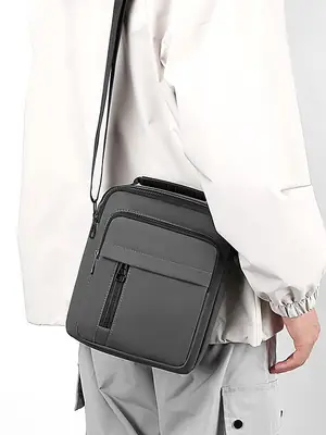 Business Commuter Chest Bag Large Capacity Outdoor Sports Crossbody Bag