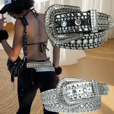 Gothic Diamond Spice Girls Belt for Women
