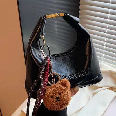 Vintage Red Hand Pea Bag for Women 2024