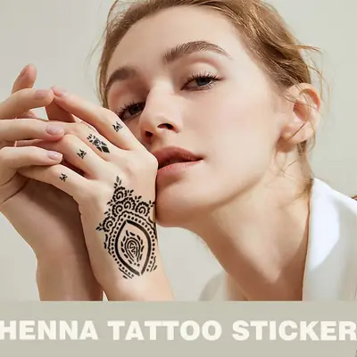 Cross-border Henna Tattoo Stick Hand Design 19L 19R