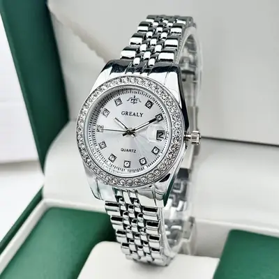 Grealy Cross-Border Diamond-Encrusted Women's Quartz Watch