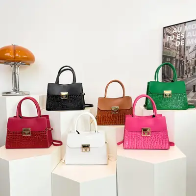 2024 Women's Textured Shoulder Bags Set of 5