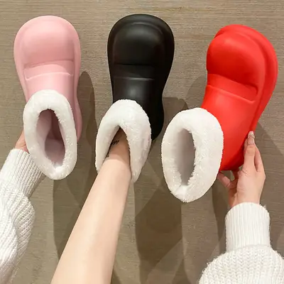 Big Shoes Fashion Rain Shoes Women's Winter Non-slip Low-top Water Shoes Water Boots Short Rain Boots Car Washing Kitchen Shoes Rubber Shoes