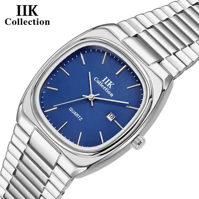 IIK Square Watch with Calendar & Quartz