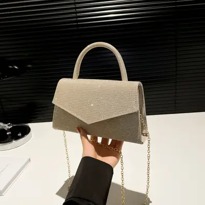 Women's Diamond Square Shoulder Bag 2024 Autumn