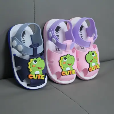 0-1-2-3 years old urine-proof moisture-proof baby toddler shoes boys and girls non-slip baby soft bottom sandals summer