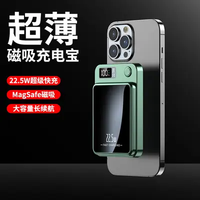 Cross-border explosions Magsafe magnetic wireless charging treasure 22.5W super fast charging 20000 mA mobile power supply