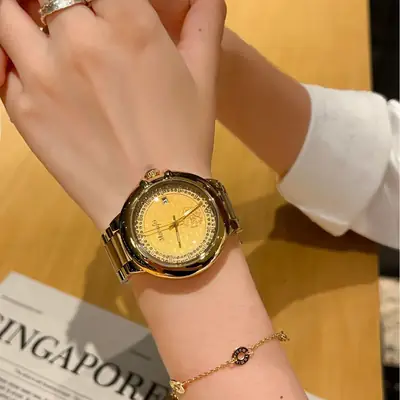 Gold Dragon Balloon Watch for Men