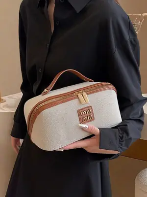 Korean Style Makeup Brush & Storage Bag for Women