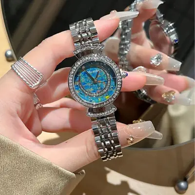 Women Ferris Wheel Watch with Diamond Bracelet