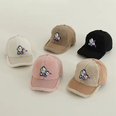 Boys Wool Cartoon Cap Winter Warm Outdoor