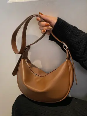 Women's Cream Shoulder Bag 2024 New Style