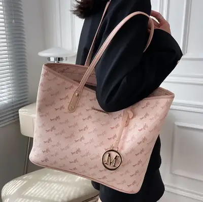 Women's Large Capacity Textured Shoulder Bag 2024