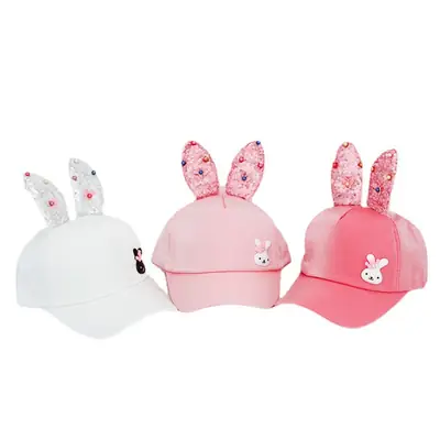 Pink Sun Hat for Boys Girls Baby Cap Sunscreen