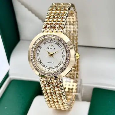Grealy Export Diamond Watch for Ladies Quartz Bracelet
