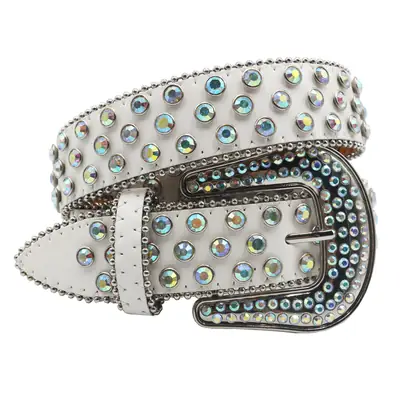European Rhinestone Punk Belt for Men Women