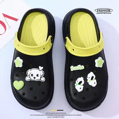 Women Pink Star Bear Cave Shoes EVA