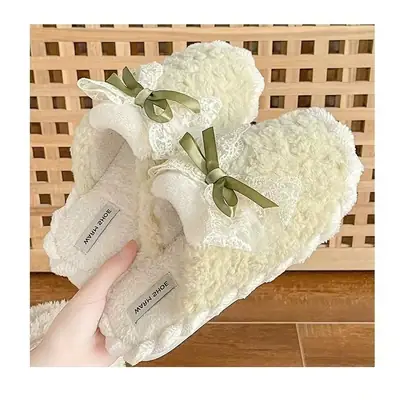 Korean Fairy Winter Cotton Slippers for Men Women