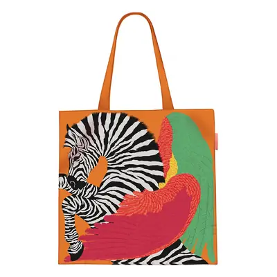 2024 New Arrival Tropical Print Canvas Handbag Large Capacity