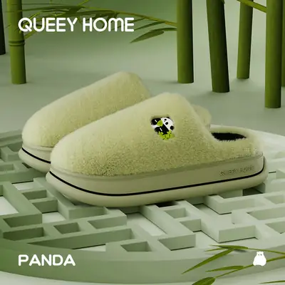 Cotton Slippers for Women in Winter 2026 New Model That Can Be Worn Outside the Home, Warm and Non-Slip Thick-Soled Couple's Cotton Slippers for Men in Winter
