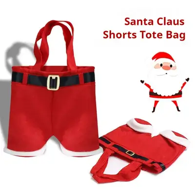 Red Christmas Holiday Pants Bag 24x10x17cm