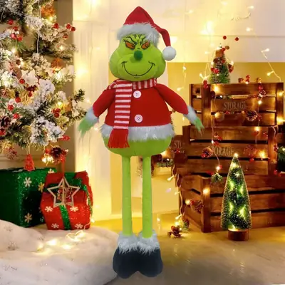 Christmas Grinch Doll Doll Elf Christmas Decorations