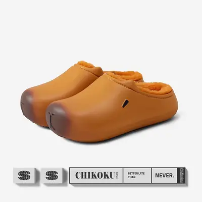 Women Winter Cotton Slipper Tan Warm Waterproof