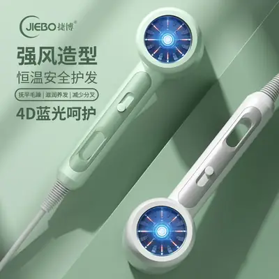 Hair Dryer with Blue Light & Low Noise
