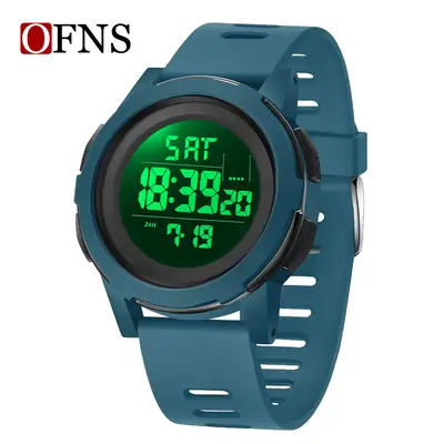 Ofns Digital Watch White 21:59 Display