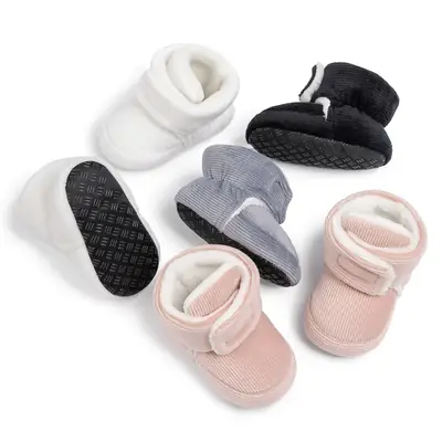 Cross-border New Baby Shoes Winter Warm Cotton Shoes Velcro Sleeve Boots Soft Sole Toddler Shoes Baby shoes