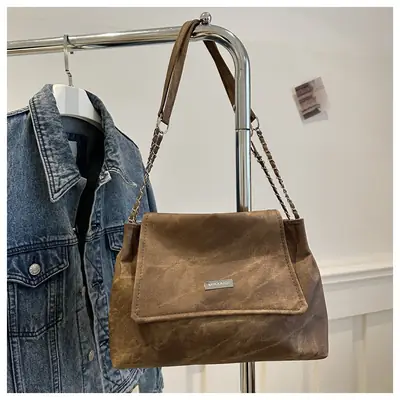 Vintage Chain Shoulder Bag Women's 2024