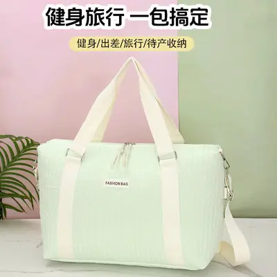 Light Green Cross-Border Yoga Bag with Handle & Shoulder Strap
