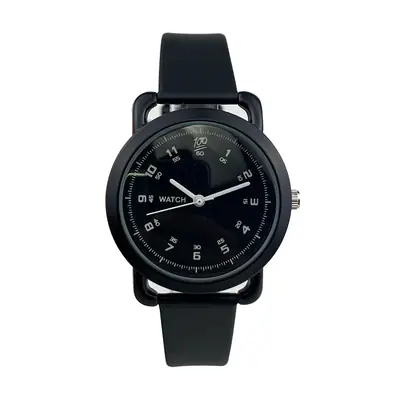Cute Waterproof Kids Watch White Yellow Quartz