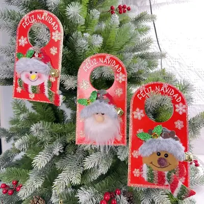 KT Board Christmas Snowman Pendant for Tree